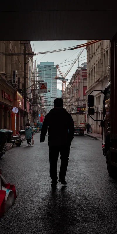 Alley Silhouette 1