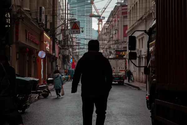 Alley Silhouette 1