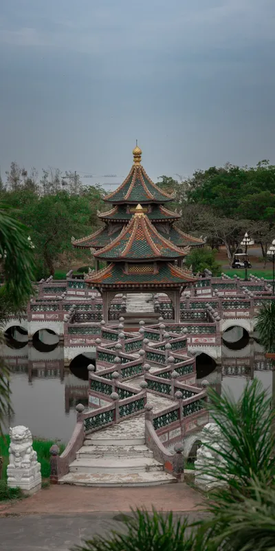 Ancient City Chinese Pagoda 1