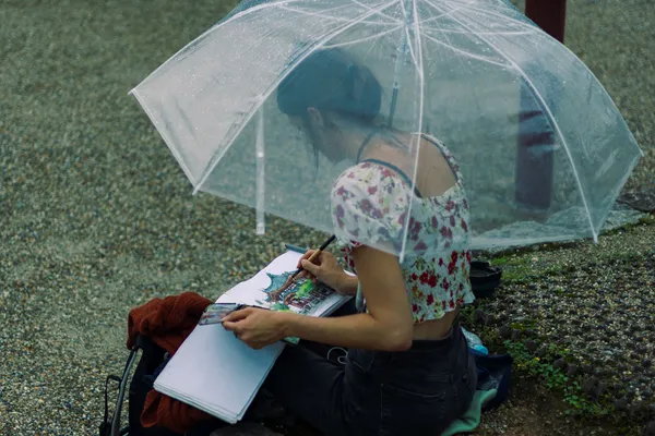 Artist Rain Umbrella 1