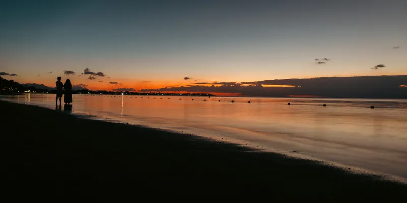 Beach Twilight Silhouette 1