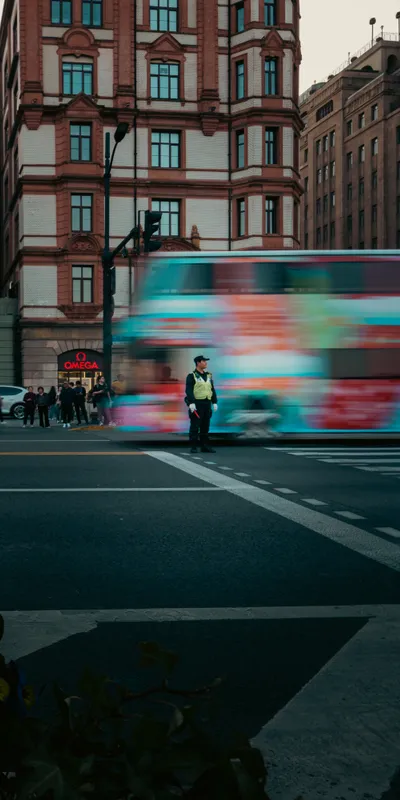 Colorful Bus Motion 1