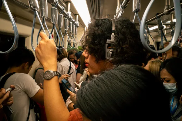 Crowded Bts Train Interior 1