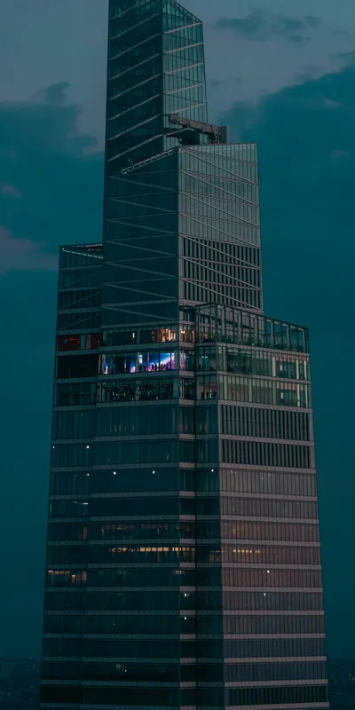 Glass Skyscraper Dusk 1