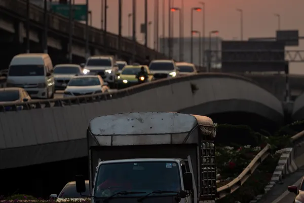 Highway Traffic Sunset 1