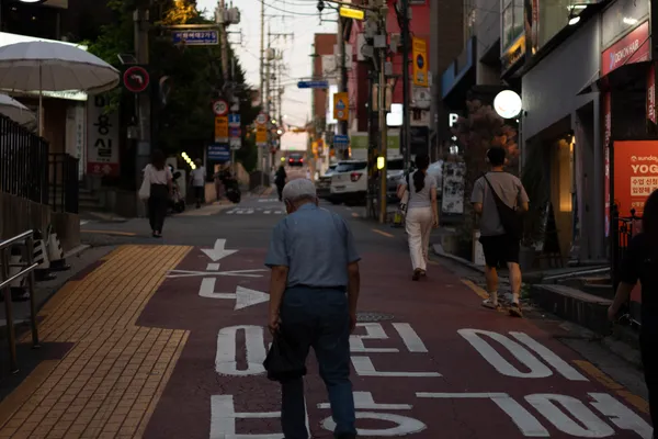 Hongdae Street Dusk 1