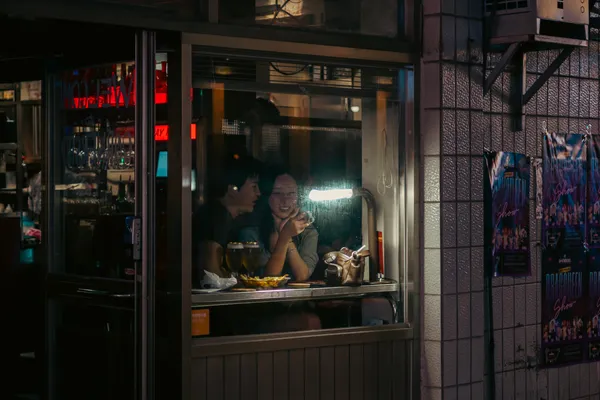 Late Night Restaurant Window 1