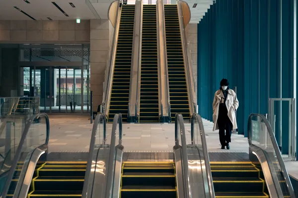 Mall Escalator Blue 1