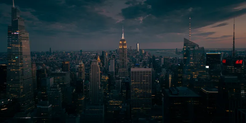 Manhattan Skyline Dusk 1
