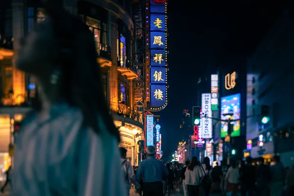 Nanjing Road Neon Night 2