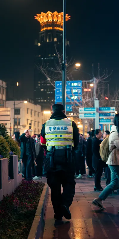 Nanjing Road Night Crowd 1