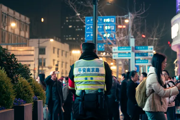 Nanjing Road Night Crowd 1