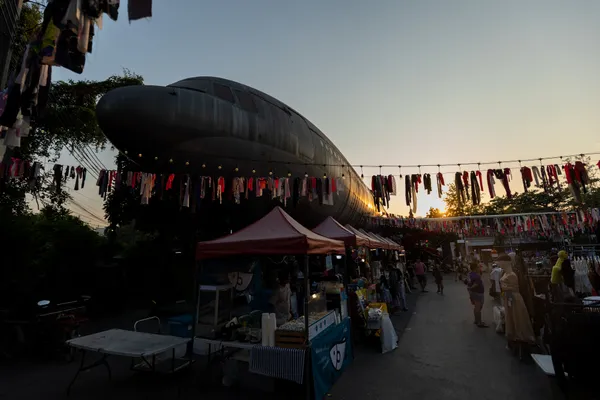 Outdoor Market Dome Dusk 1