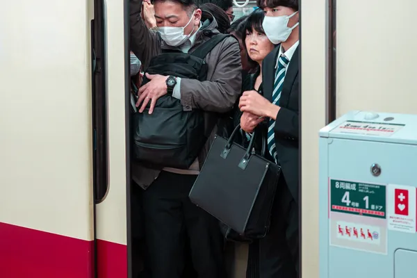 Packed Subway Doors 1