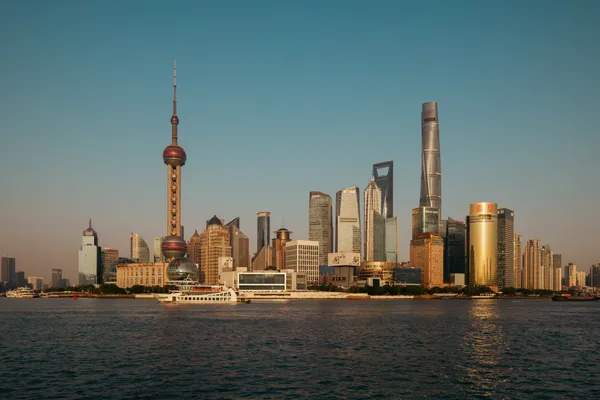 Pudong Skyline Golden 1