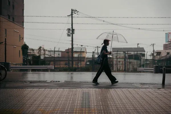 Rainy Street Umbrella 1
