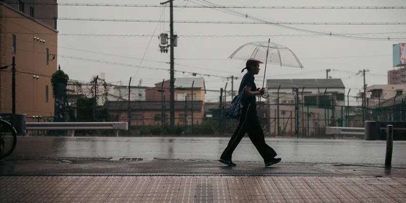 Rainy Street Umbrella 1