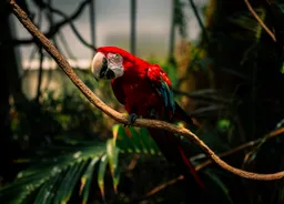 Scarlet Macaw Branch 1