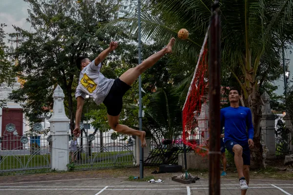 Sepak Takraw Aerial Kick 1