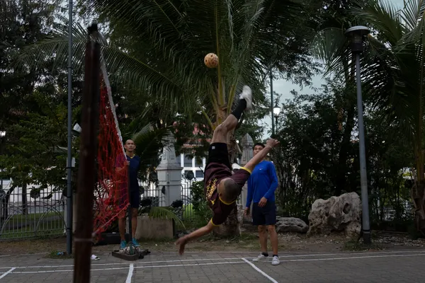 Sepak Takraw Aerial Kick 2