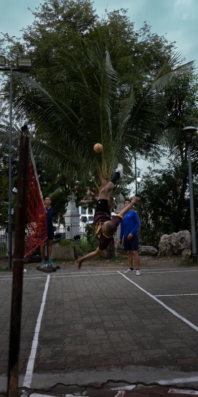 Sepak Takraw Aerial Kick 2