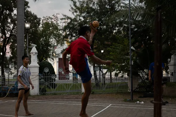 Sepak Takraw Aerial Kick 3