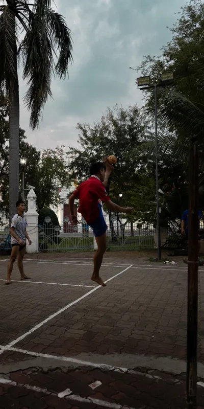 Sepak Takraw Aerial Kick 3