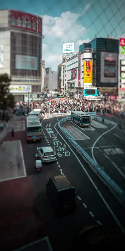 Shibuya Crossing Aerial 1