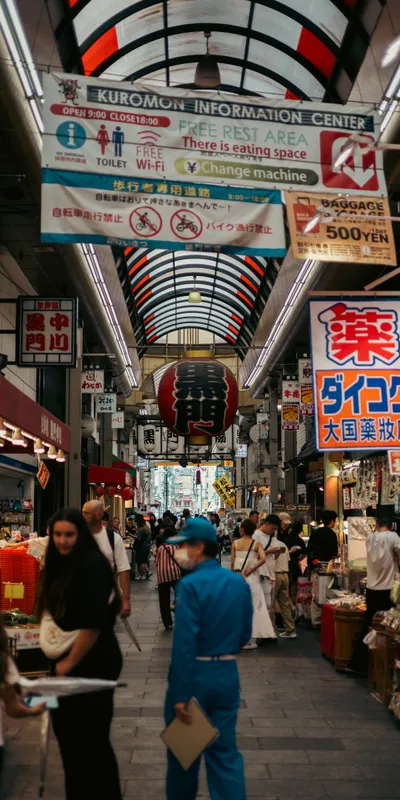Shinsaibashi Arcade Crowd 1