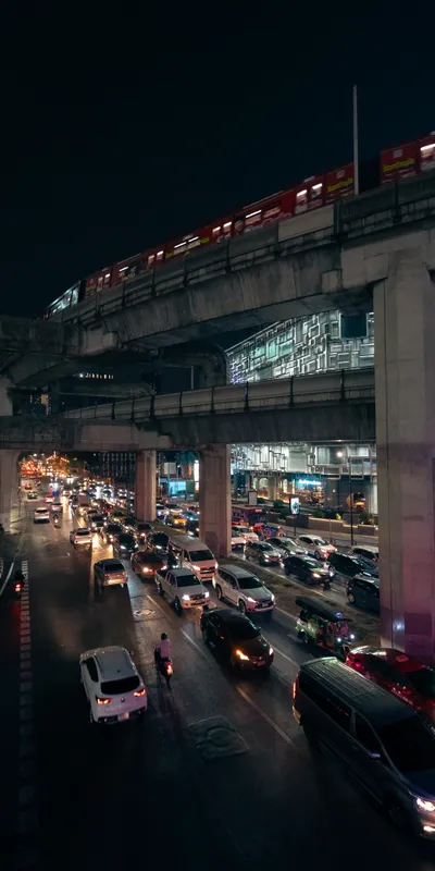 Skytrain Traffic Jam Night 1
