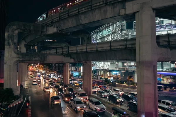 Skytrain Traffic Jam Night 1