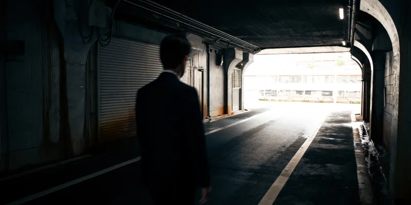 Underpass Tunnel Silhouette 1