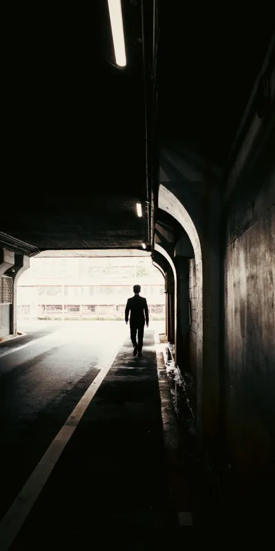 Underpass Tunnel Silhouette 2