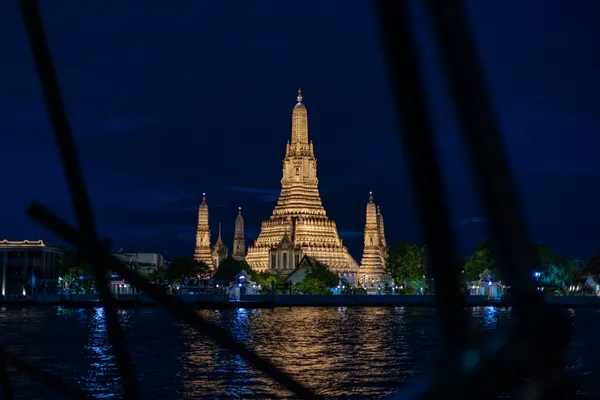 Wat Arun Night River 1